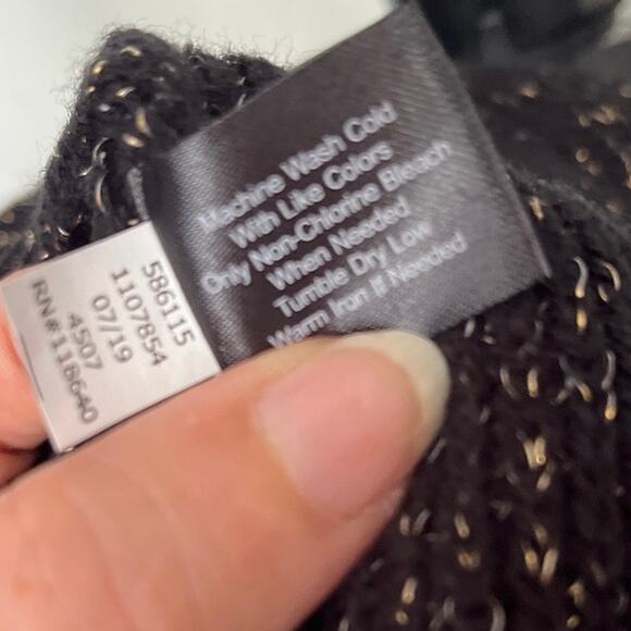 Lane Bryant Pullover Wideneck Sweater Sz 26/28  Whimsigoth Vampy Shimmer Holiday - Picture 11 of 11